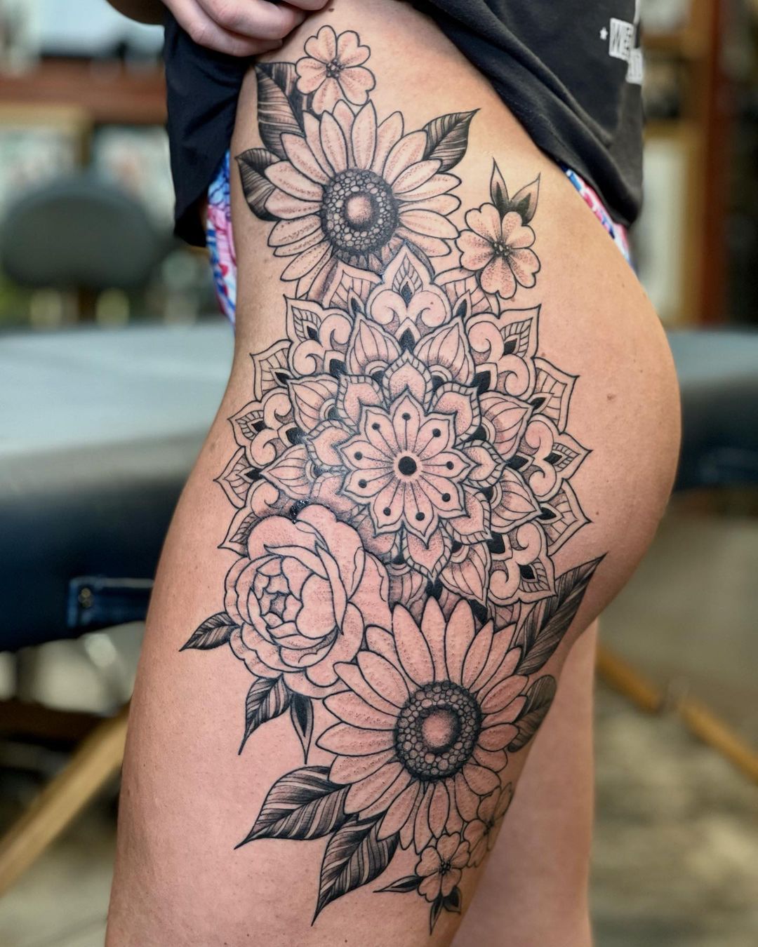 Obras de arte Tatuaje de muslo para mujeres