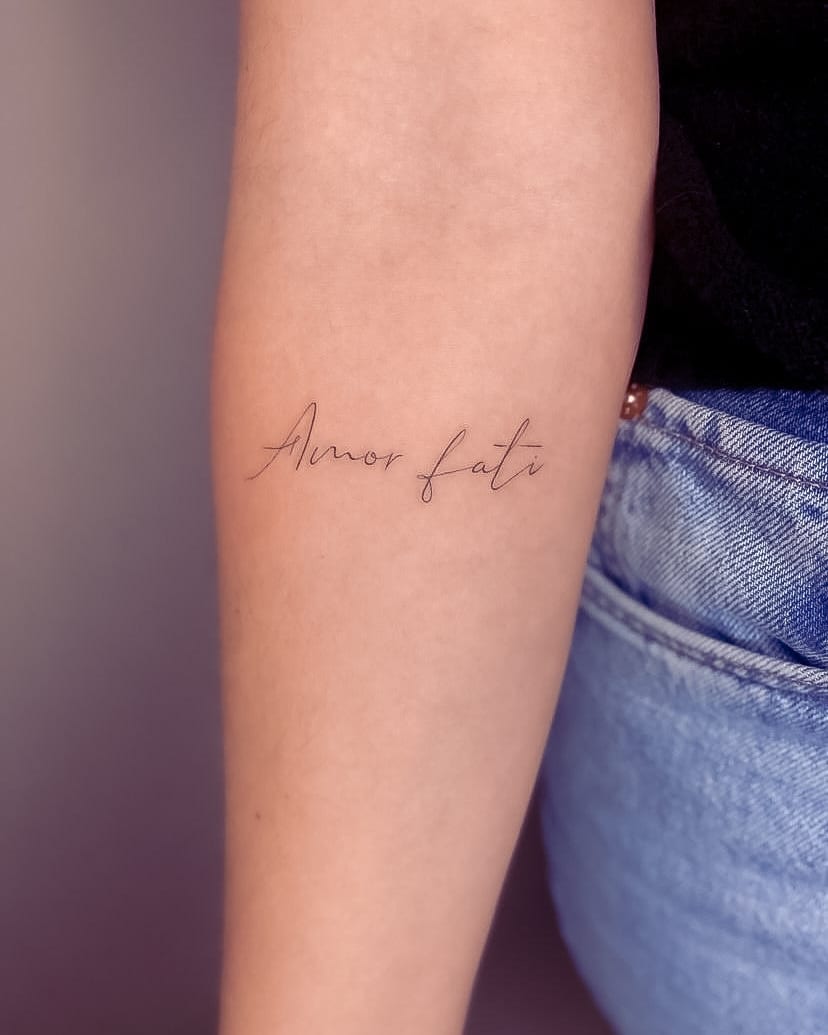 Tatuaje de cita