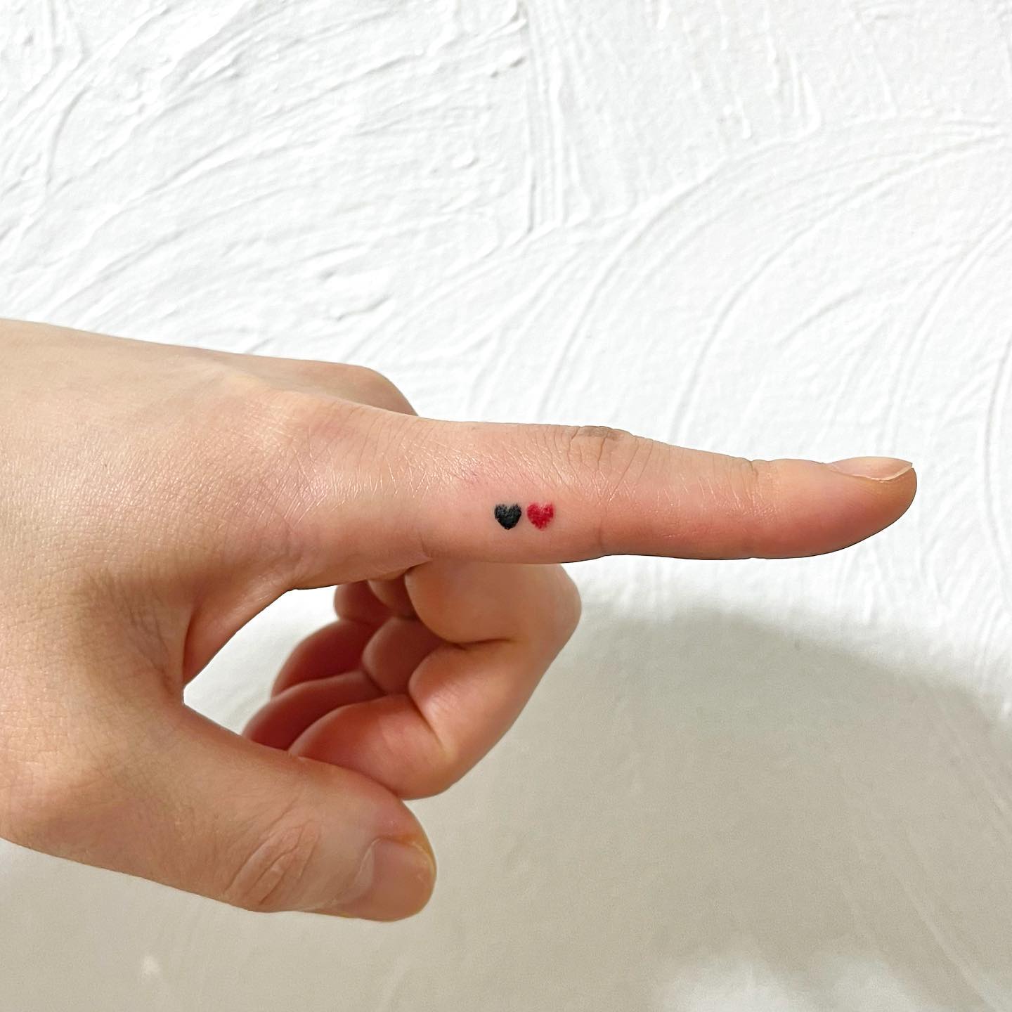 Corazón Diseño de huella de dedo