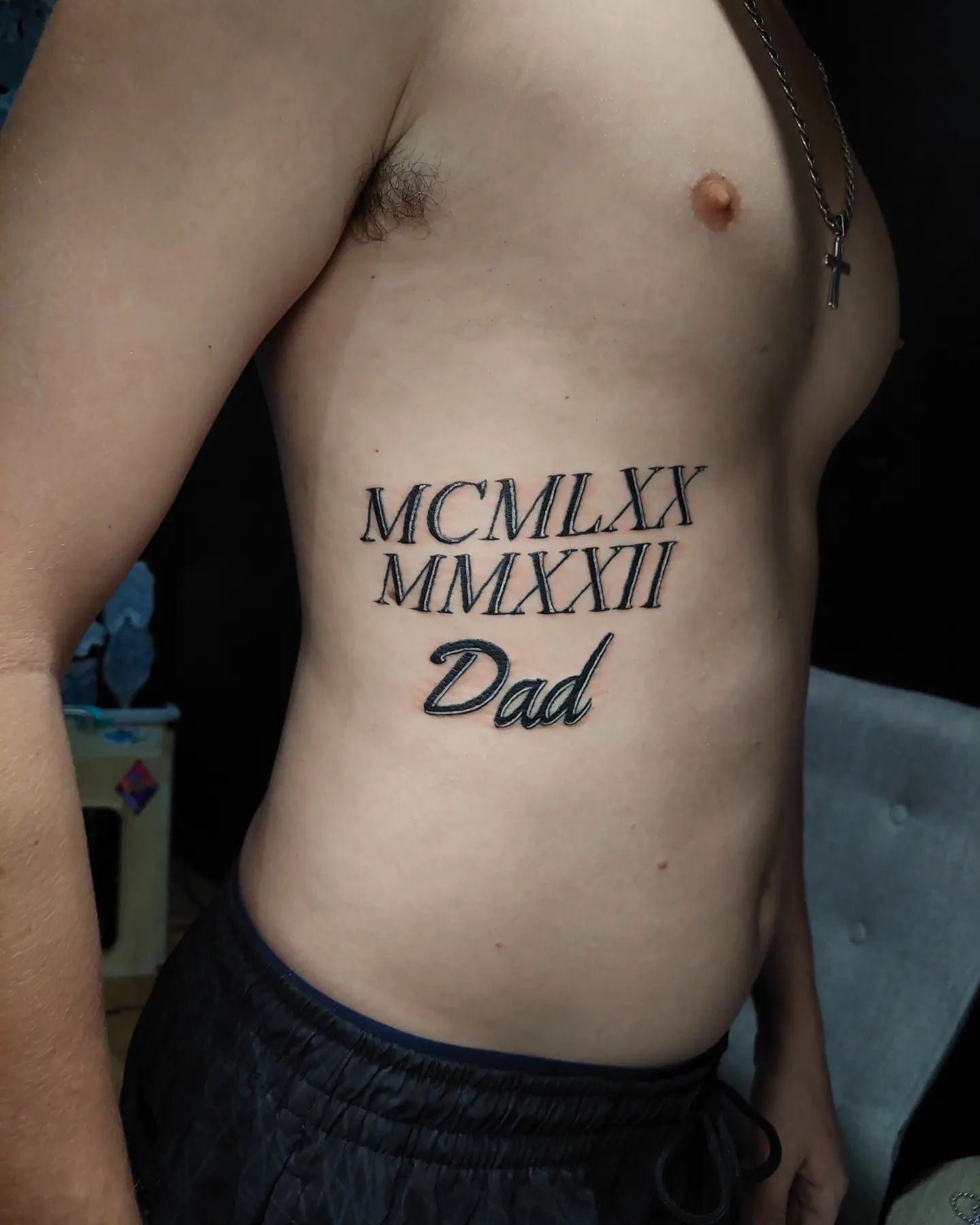 Fecha Número Tatuaje de costilla