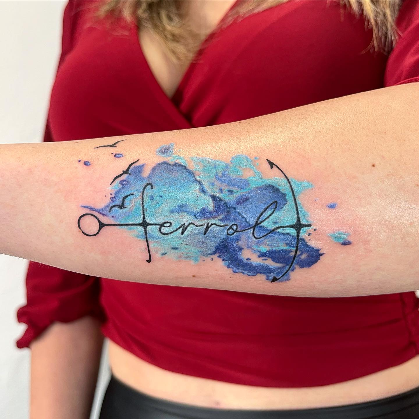 Diseño de Ancla Azul Místico.