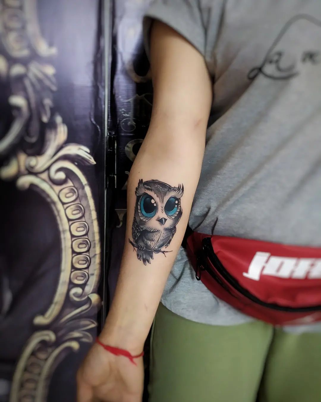 Increíble tatuaje de búho