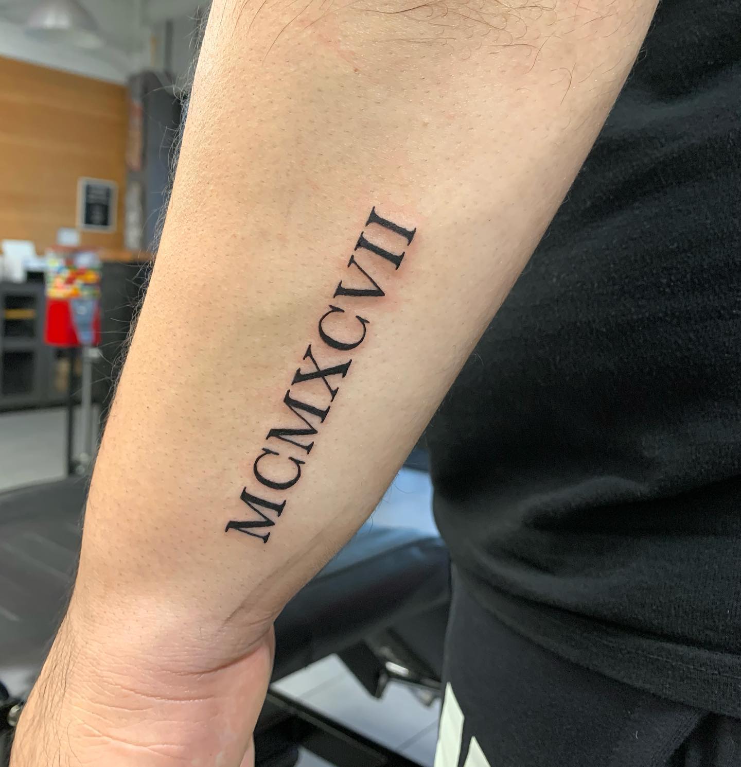 Tatuaje de Número Romano para Hombres