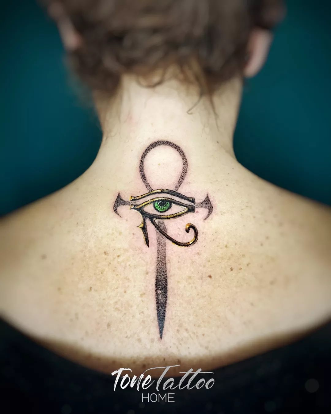 Tatuaje simple de Ankh