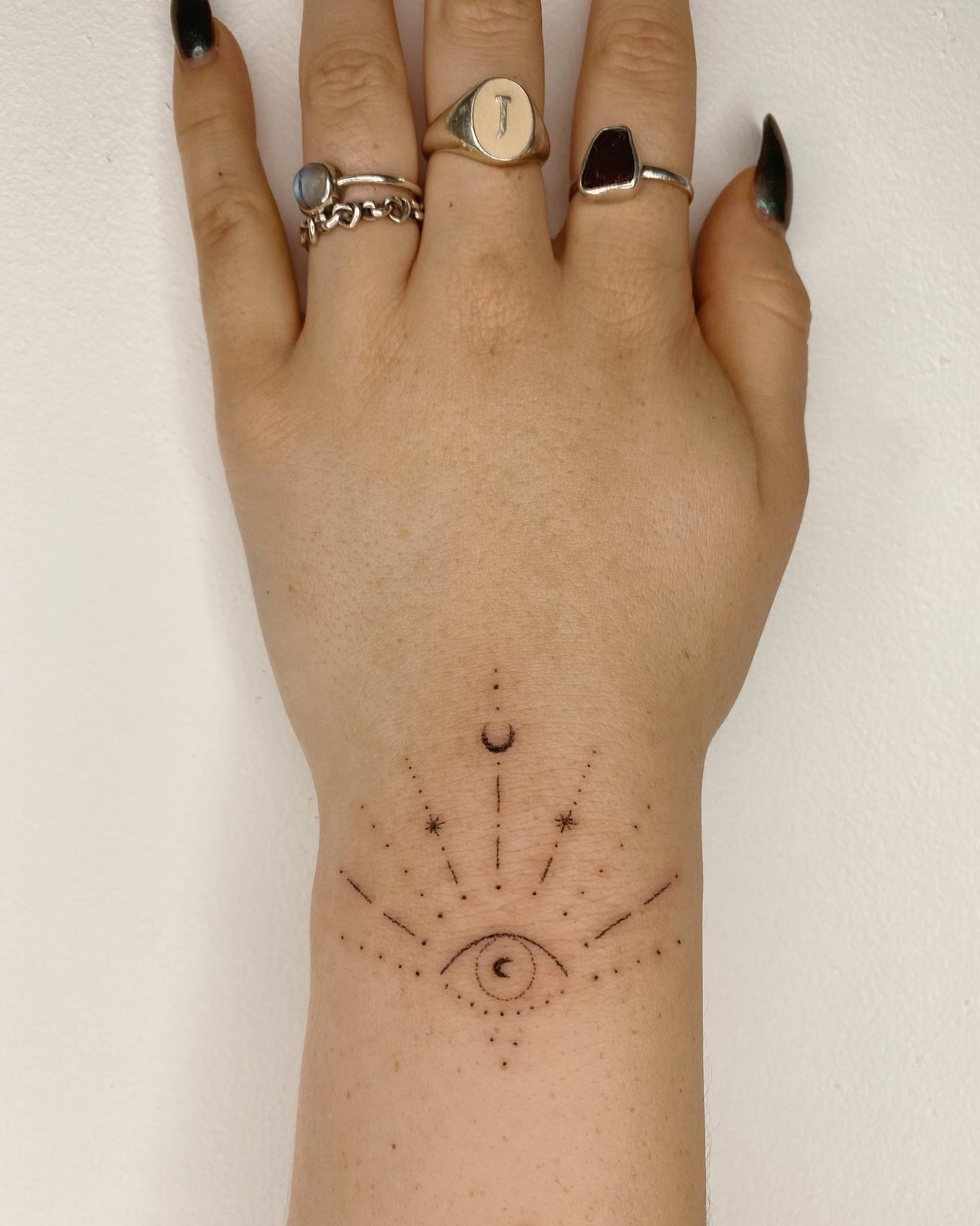 Mano Ojo Malvado Tatuaje