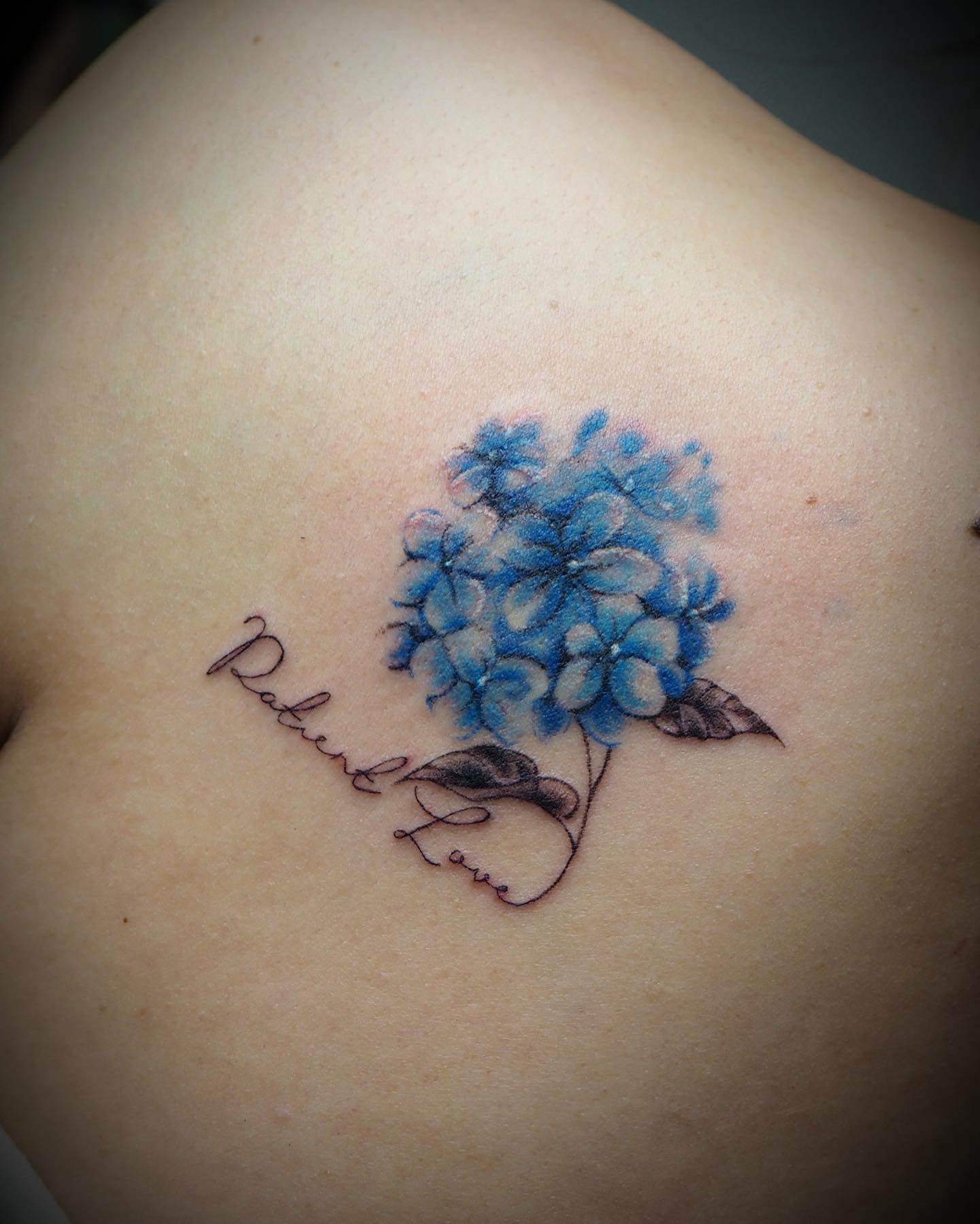 Tatuaje de Hortensia Femenino