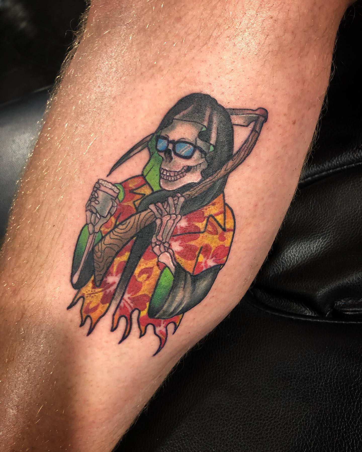 Tatuaje de la Parca Funky