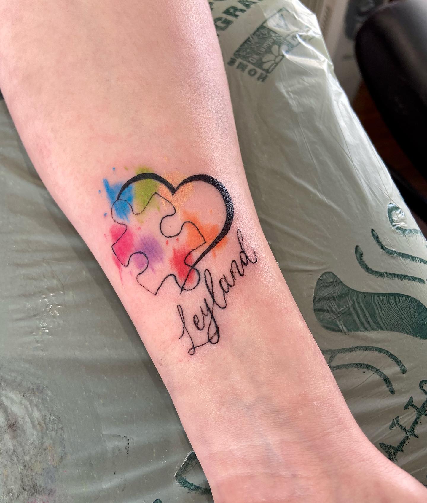 Autismo Tatuaje Dedicado Impresión