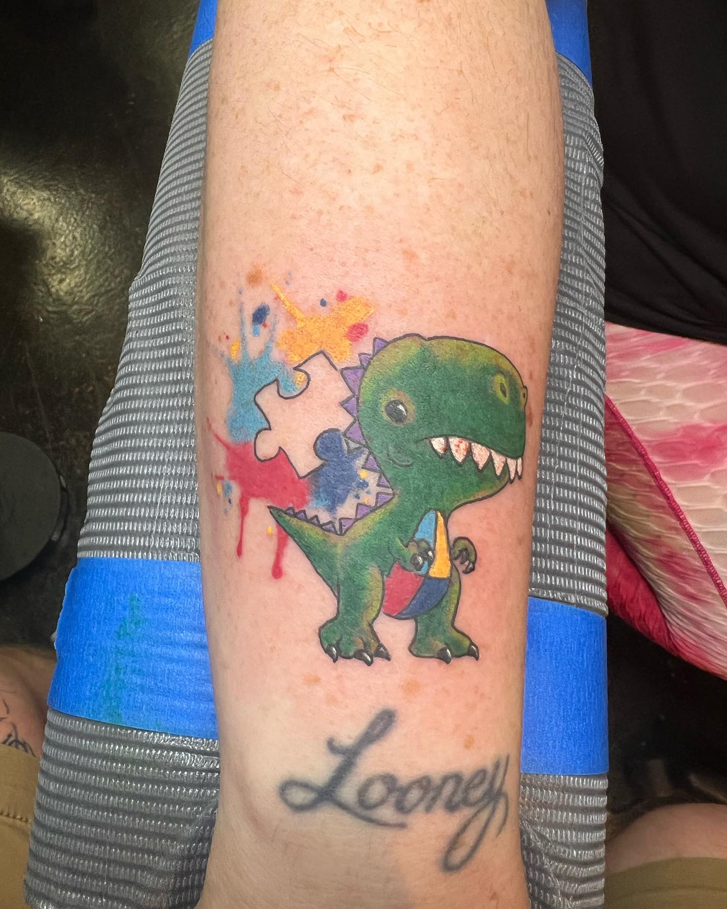 Dibujo animado Autismo Tatuaje Para Niños