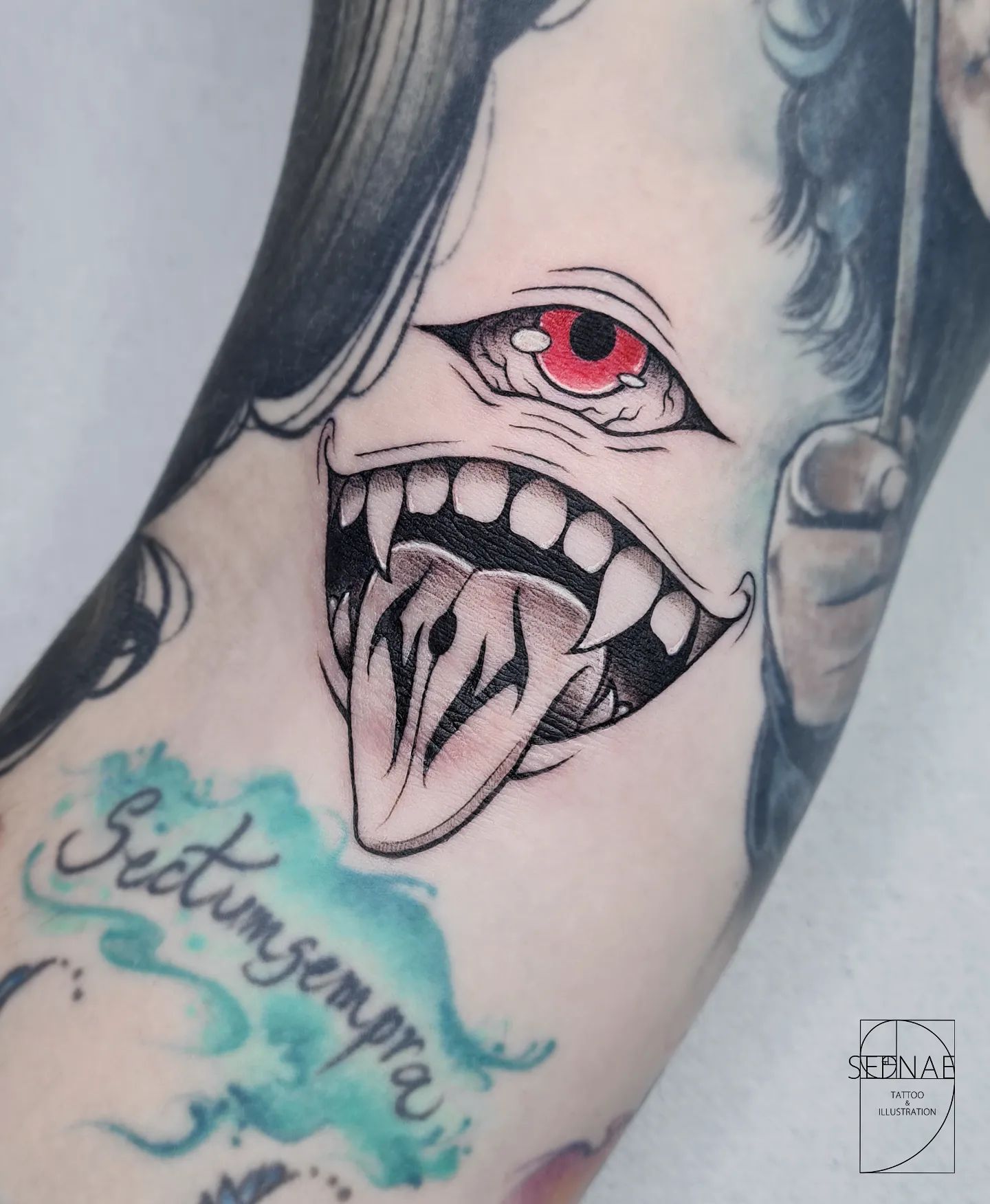 Diseño de Tatuaje de Ojo de Sukuna