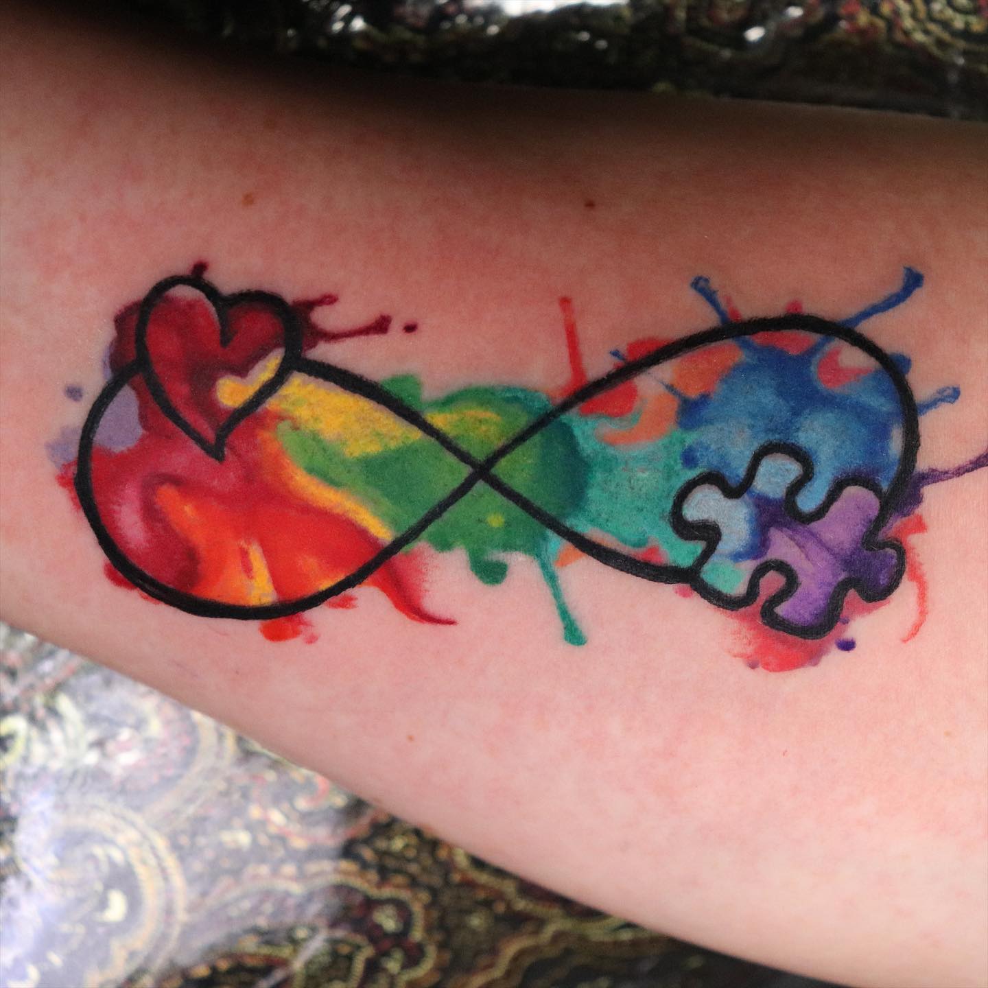 Infinito Autismo Tatuaje