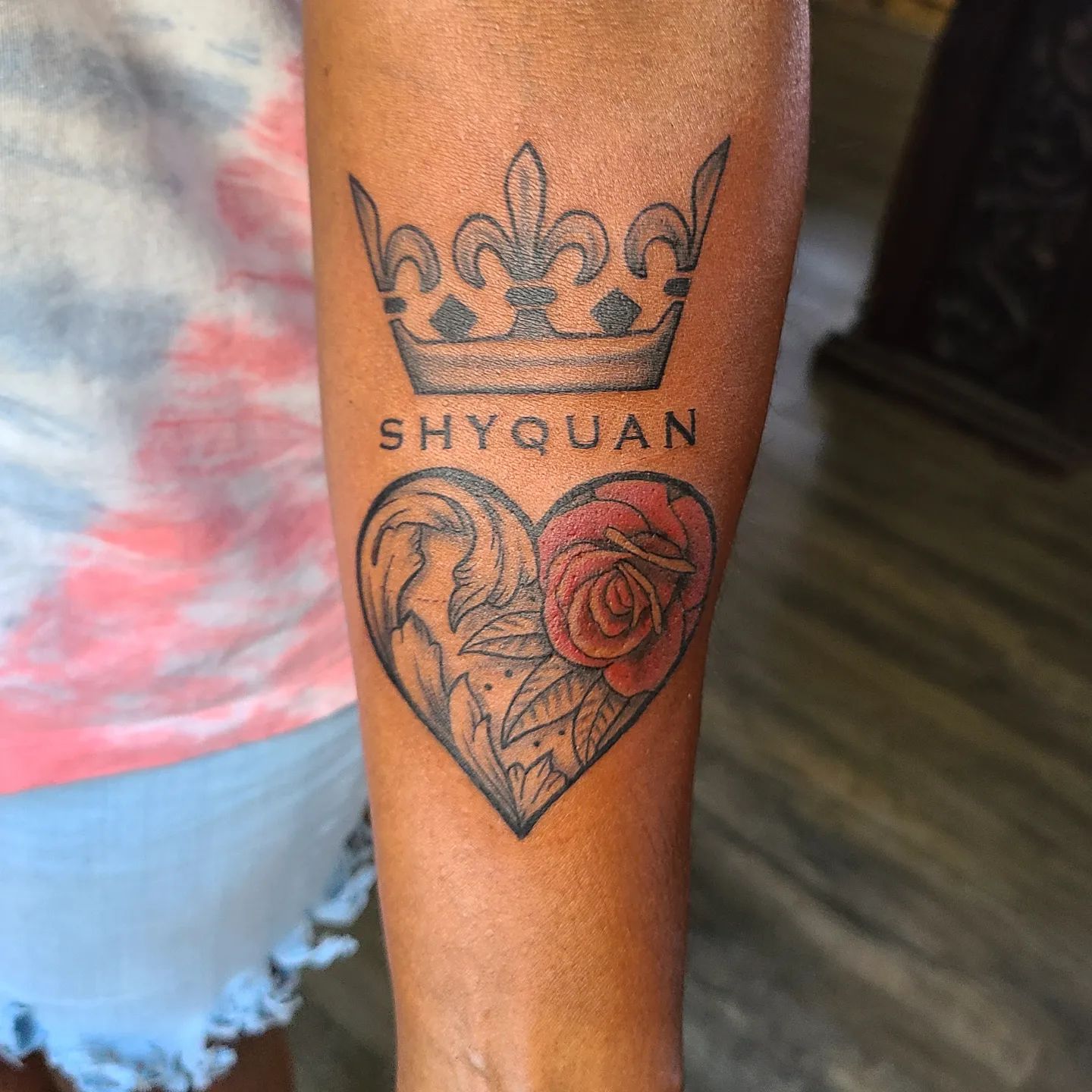 Tatuaje de Corona Sentimental.