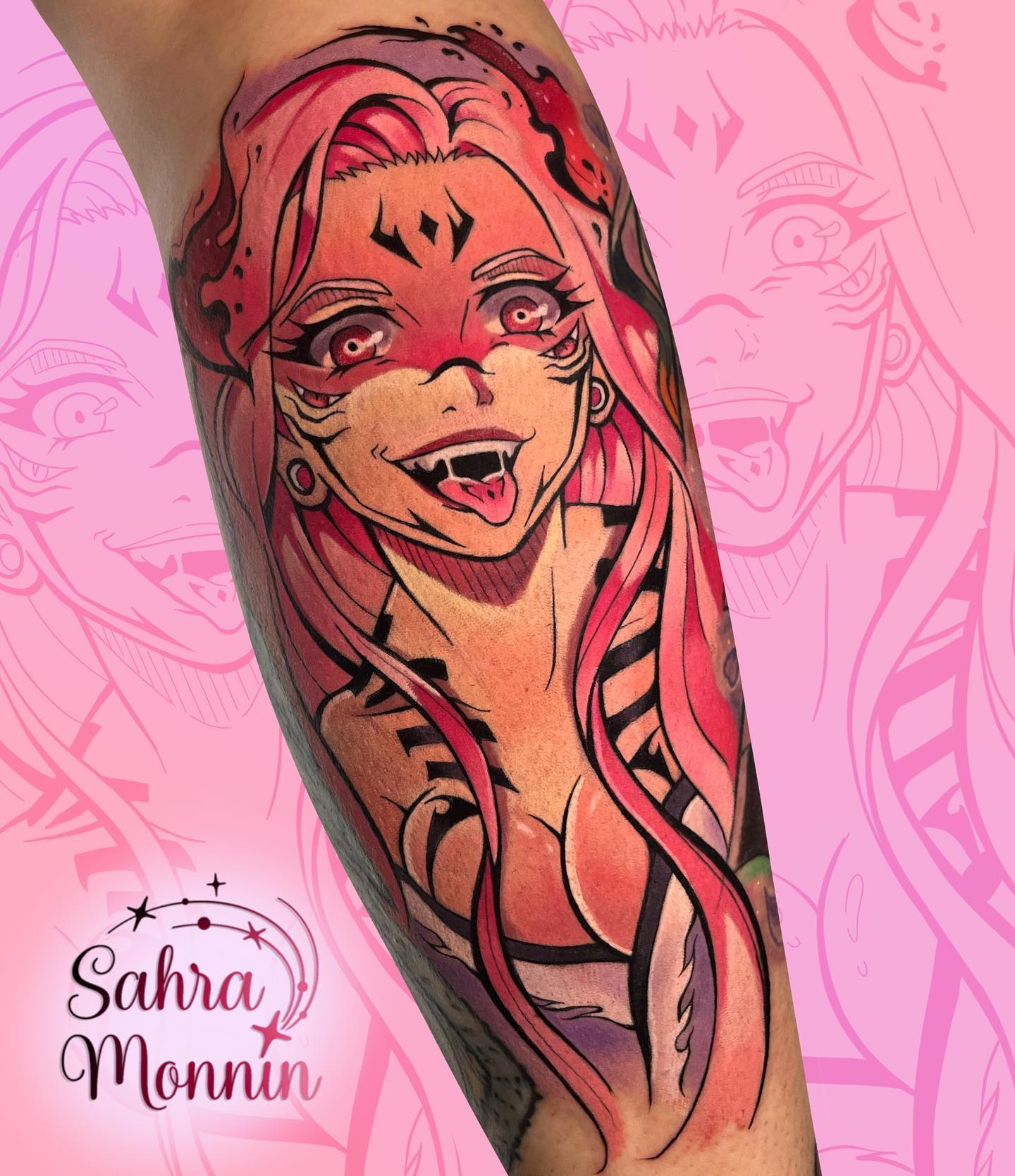 Tatuaje Sukuna Fresco y Atrevido