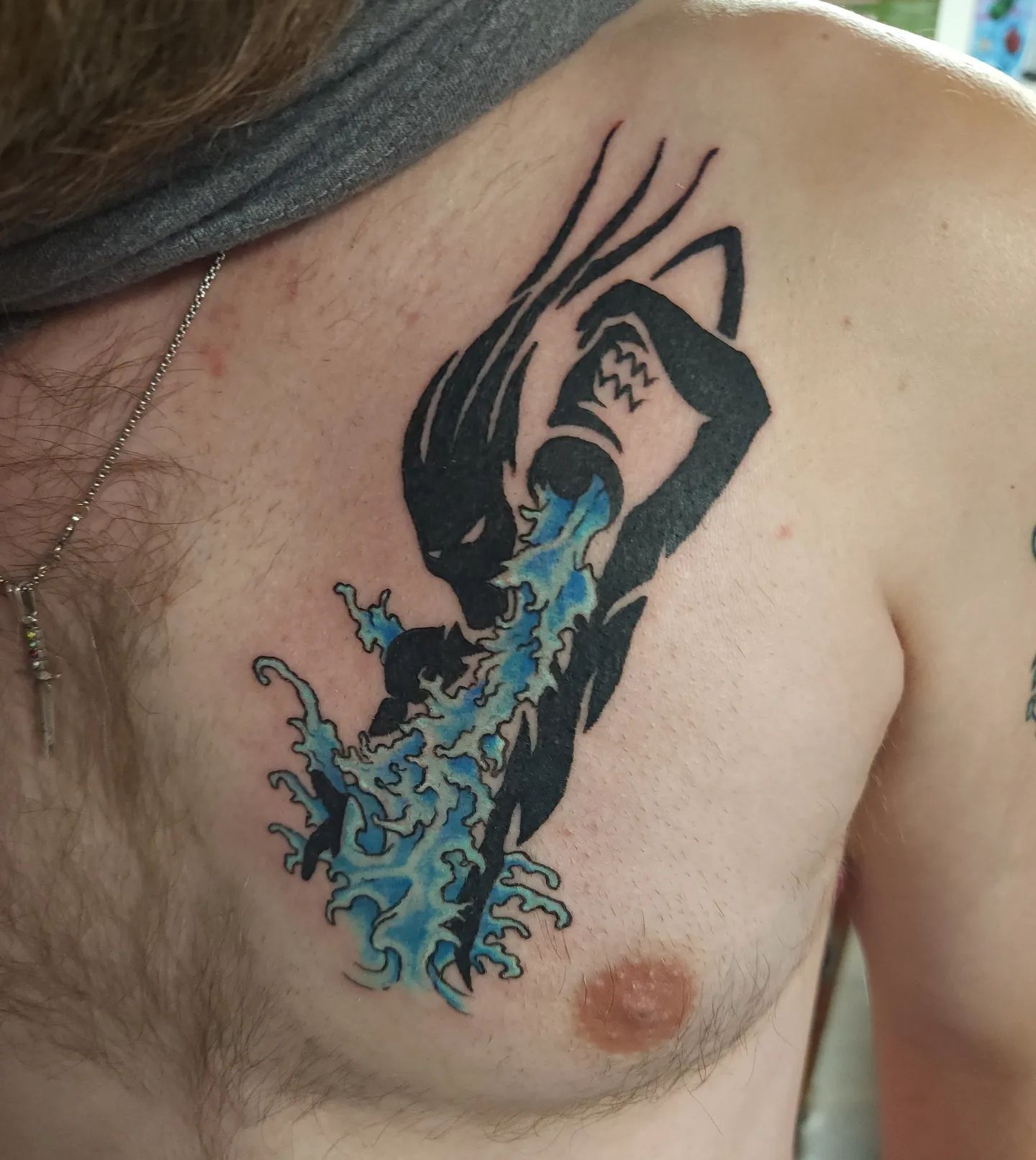 Caricatura Acuario Tatuaje