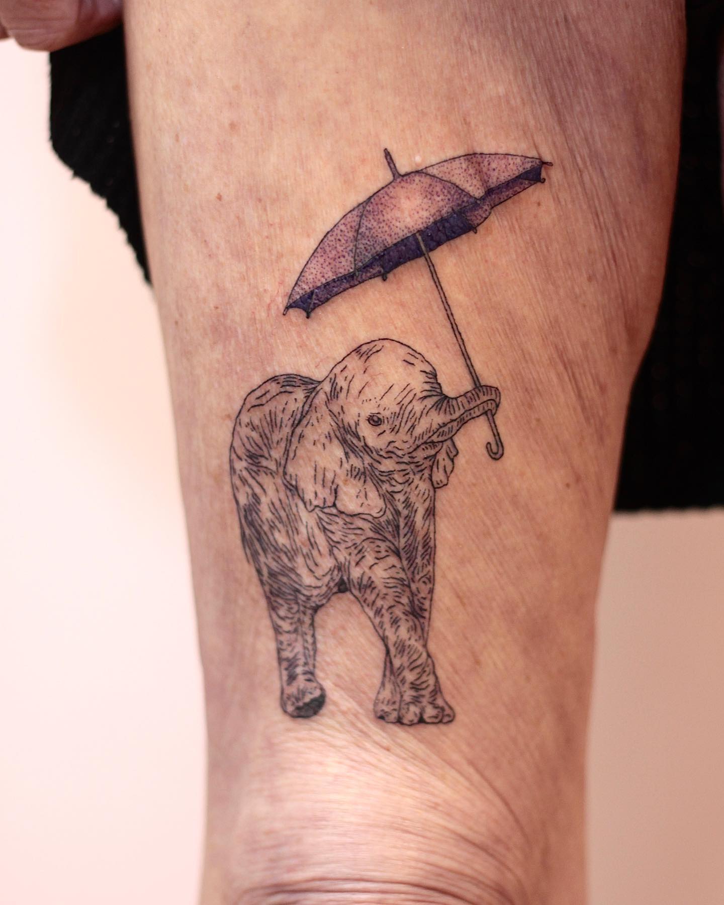 Diseño de elefante lindo