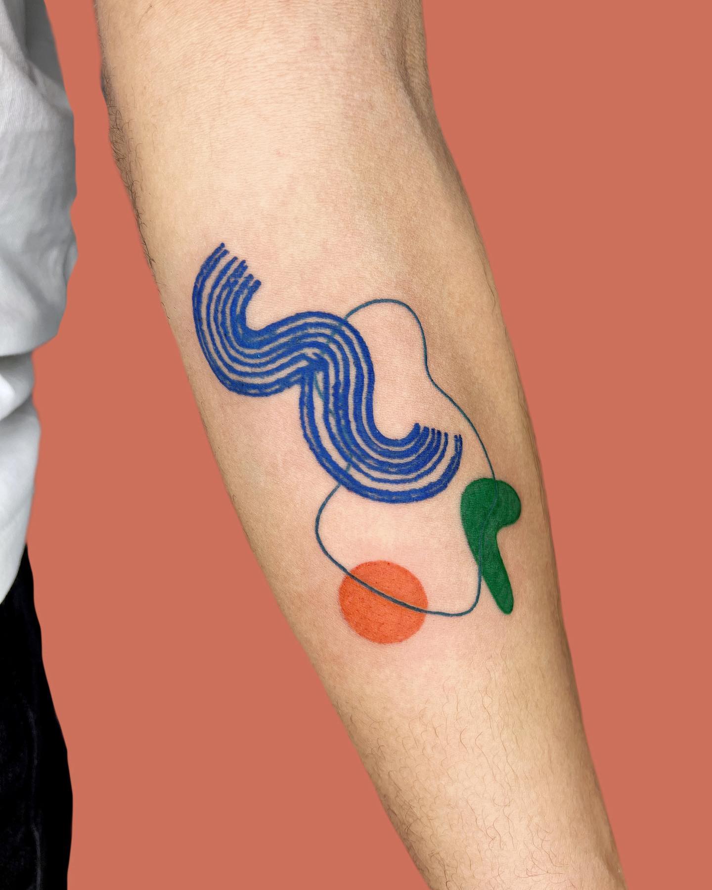 Diseño de onda geométrica.