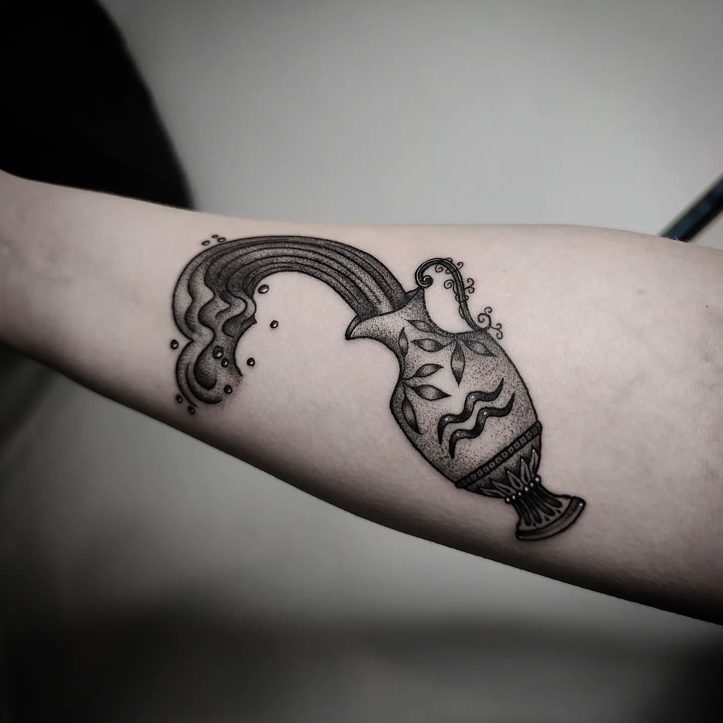 Tatuaje de Aquarius de Punto
