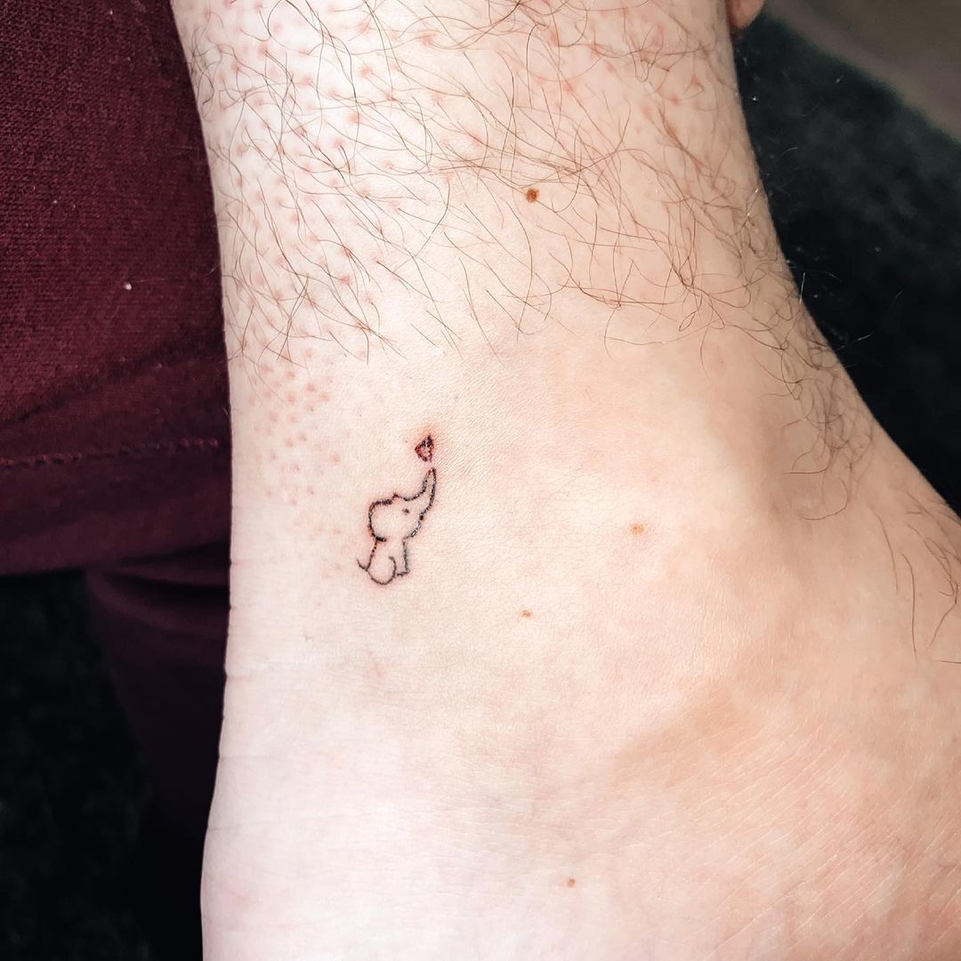 Tatuaje de Elefante Pequeño