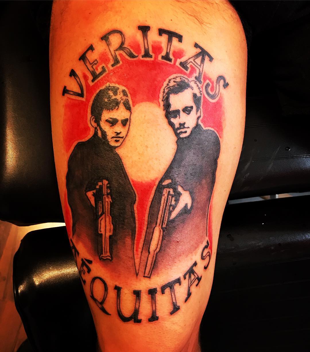 Tatuaje de los Santos de Boondock Impresión Colorida