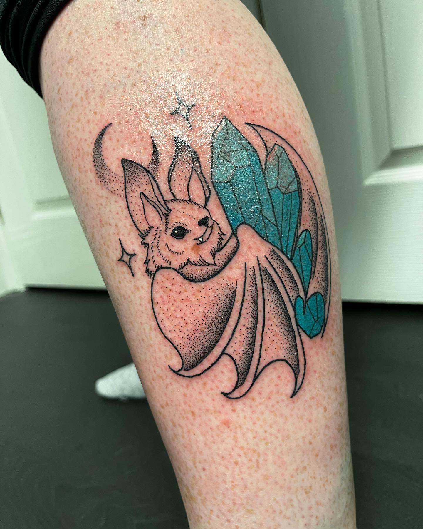 Tatuaje de murciélago becerro