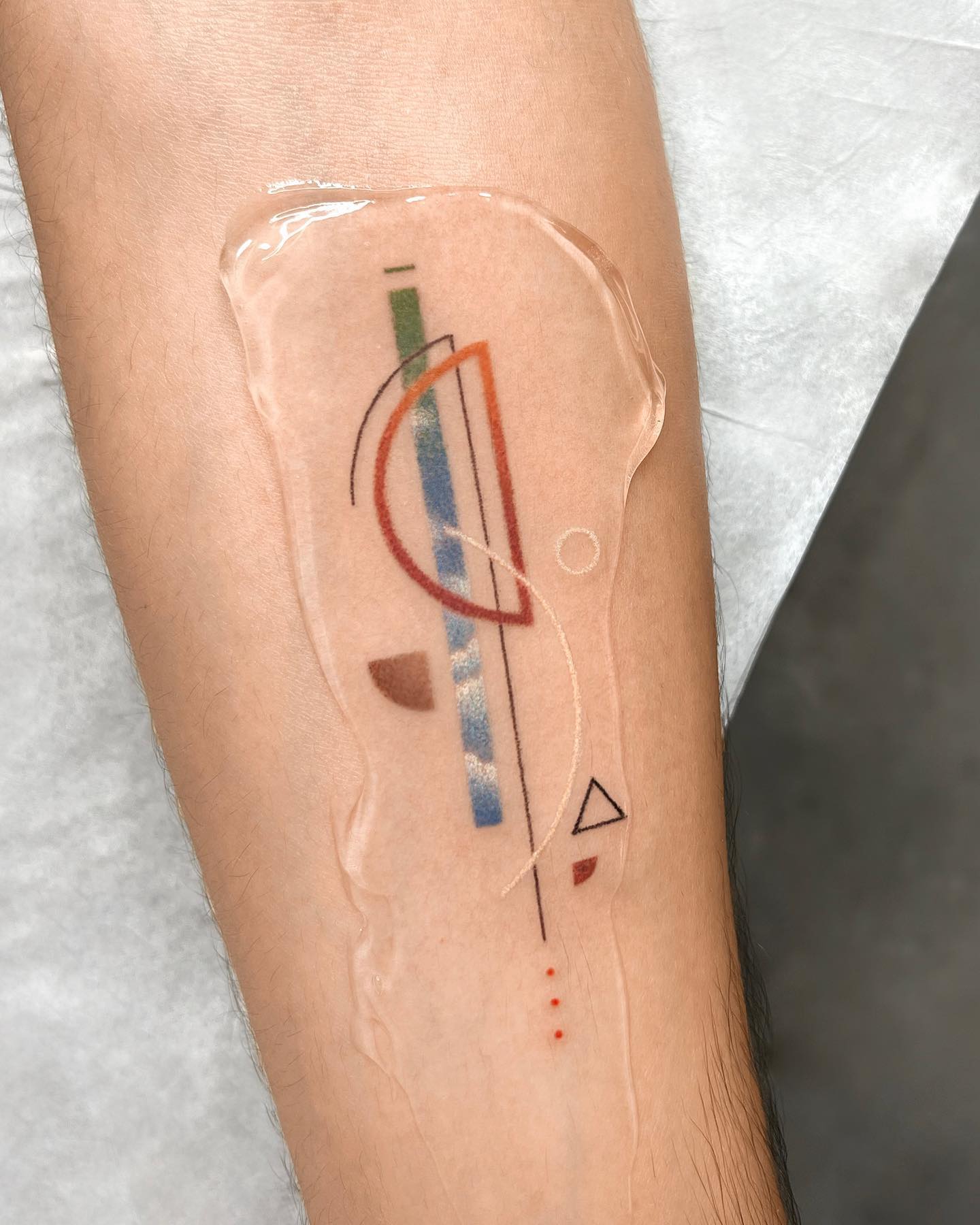 Tatuaje geométrico lindo