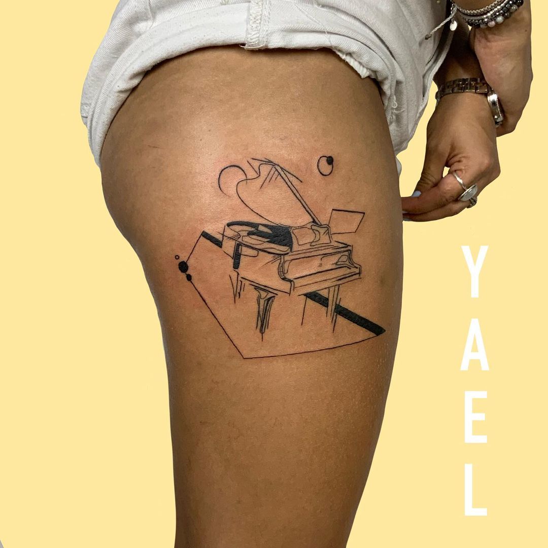 Tatuaje geométrico representativo