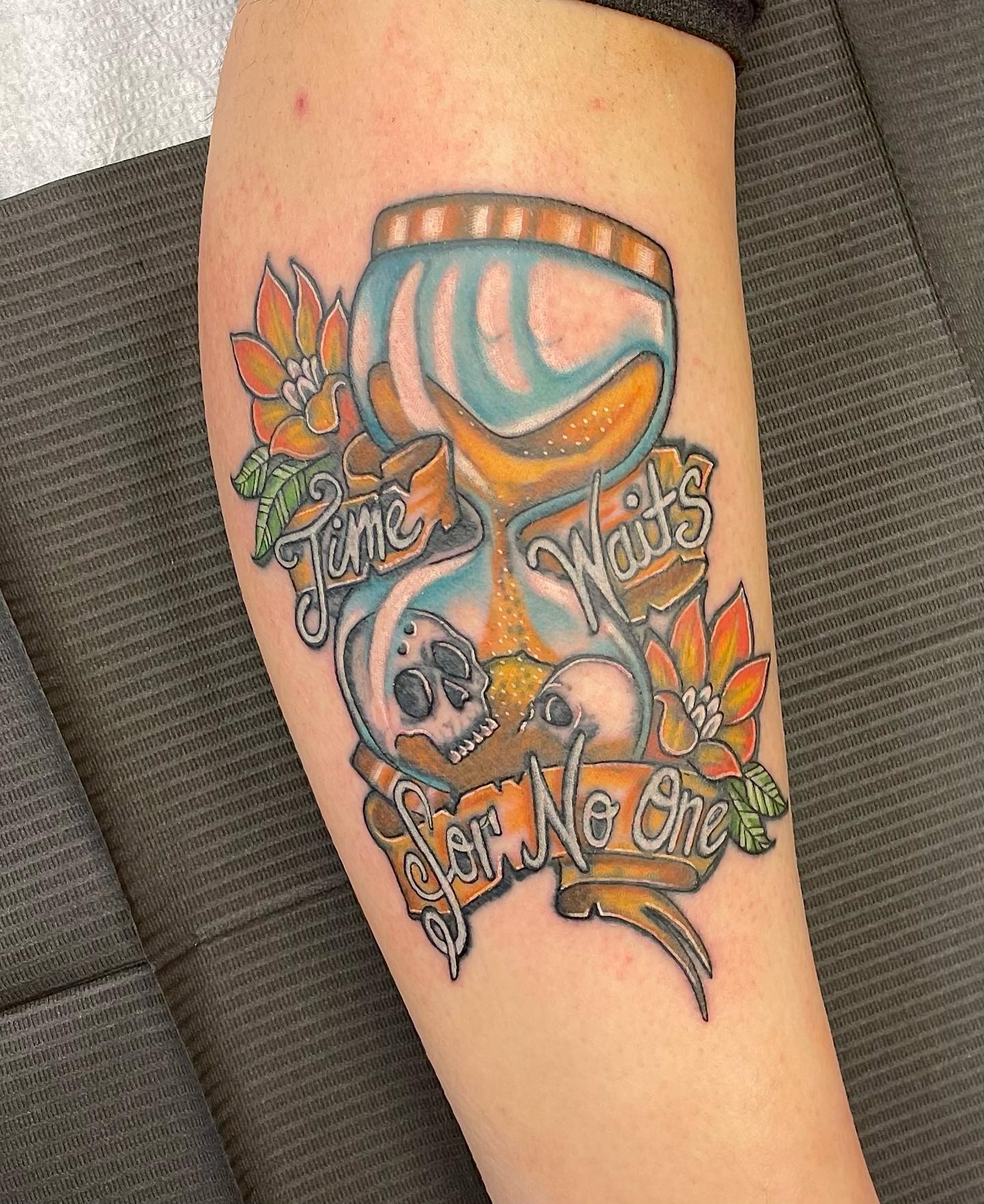 Cita Tatuaje de reloj de arena