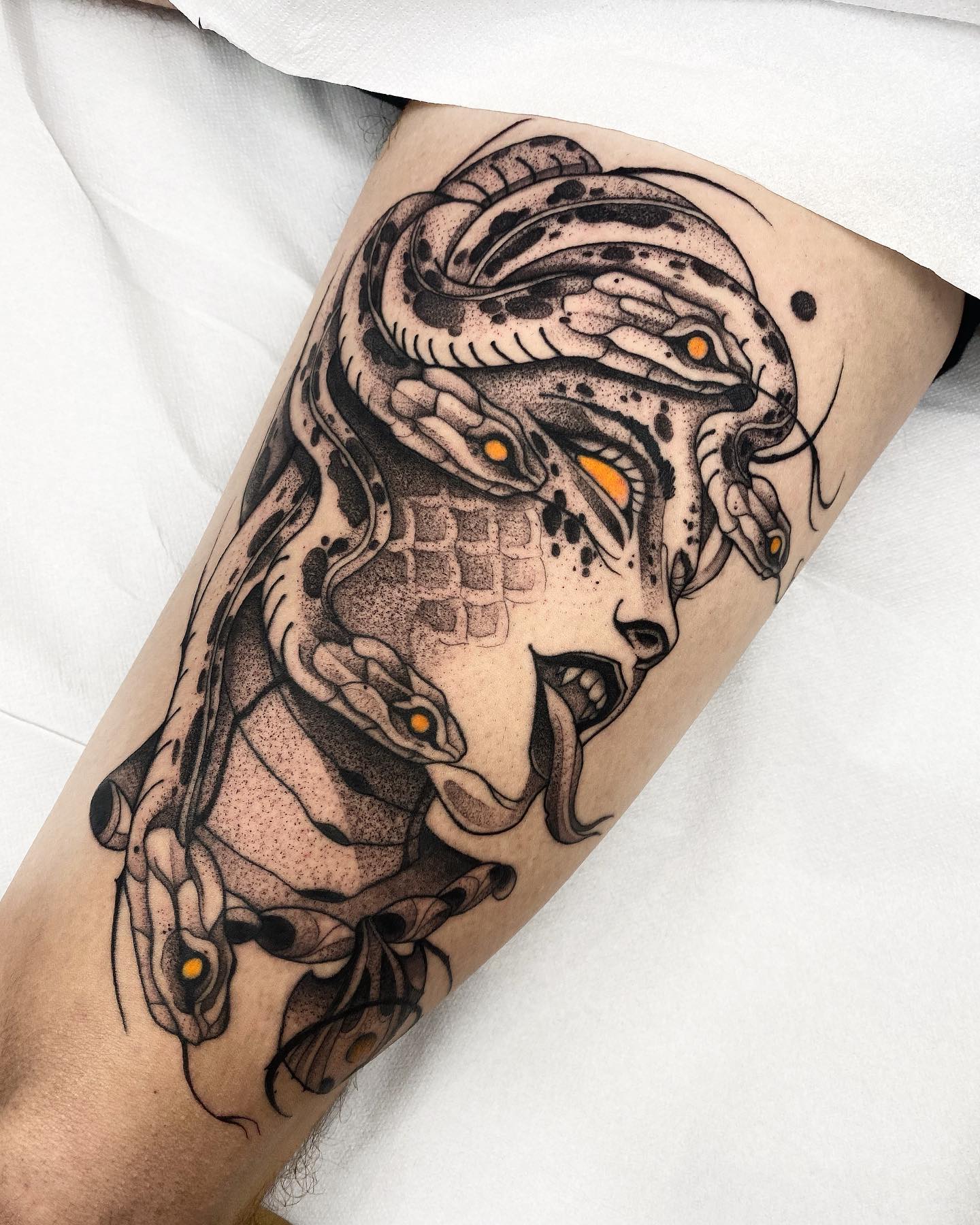Diseño elegante de Medusa
