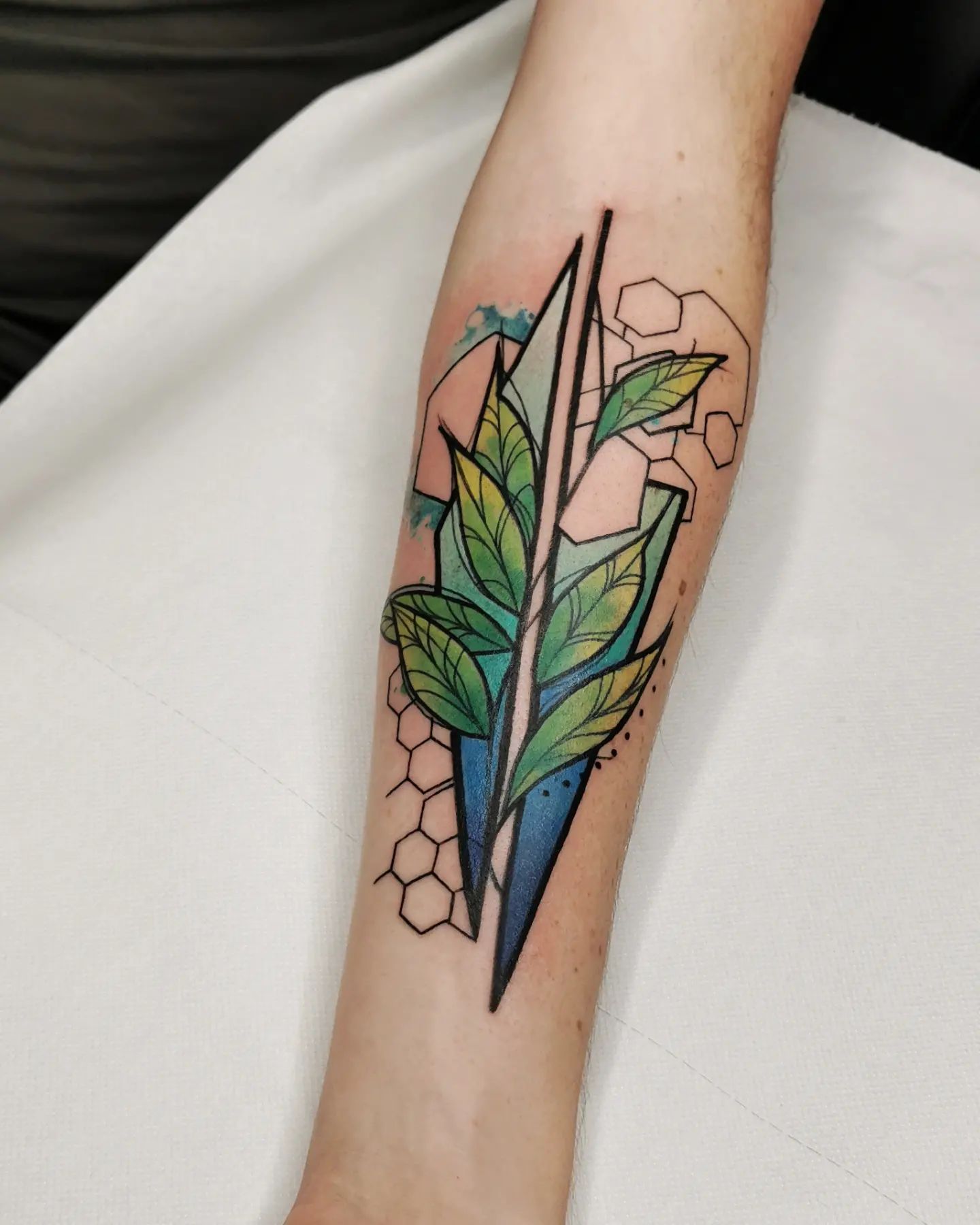 Tatuaje de Hoja Gráfica