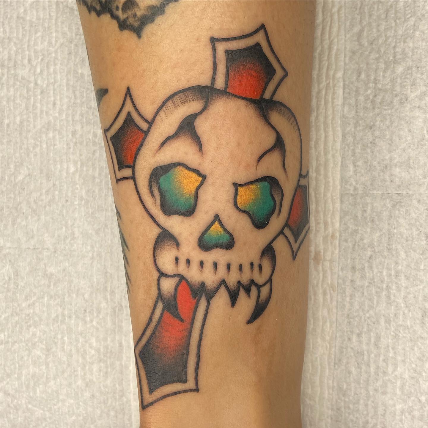 Tatuaje de la Cruz de Camargue