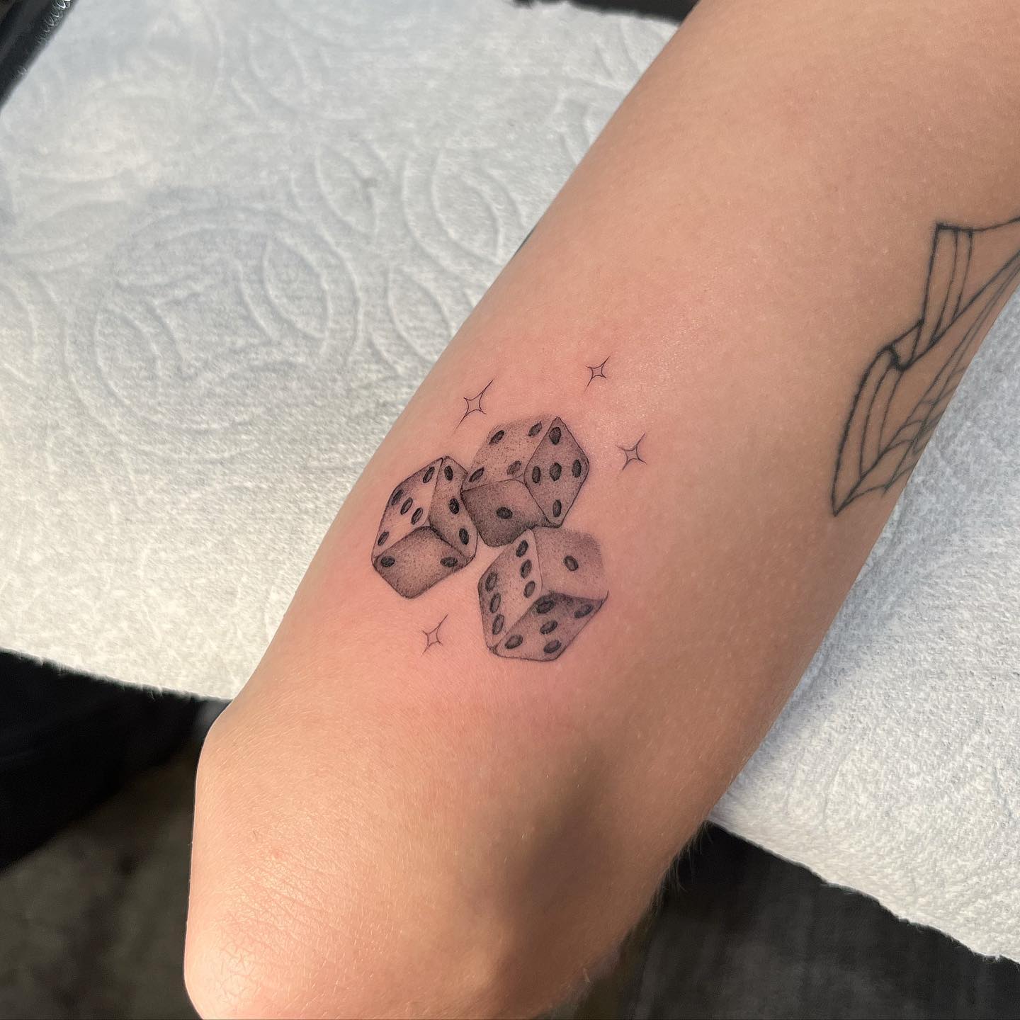 Tatuajes de tres dados