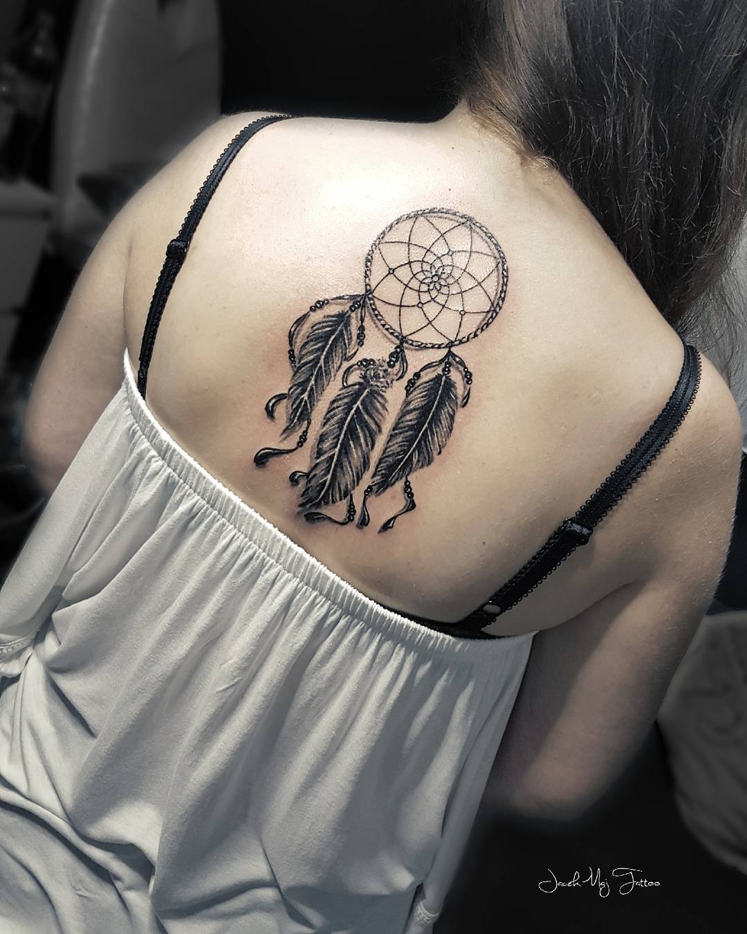 Tatuaje clásico de atrapasueños
