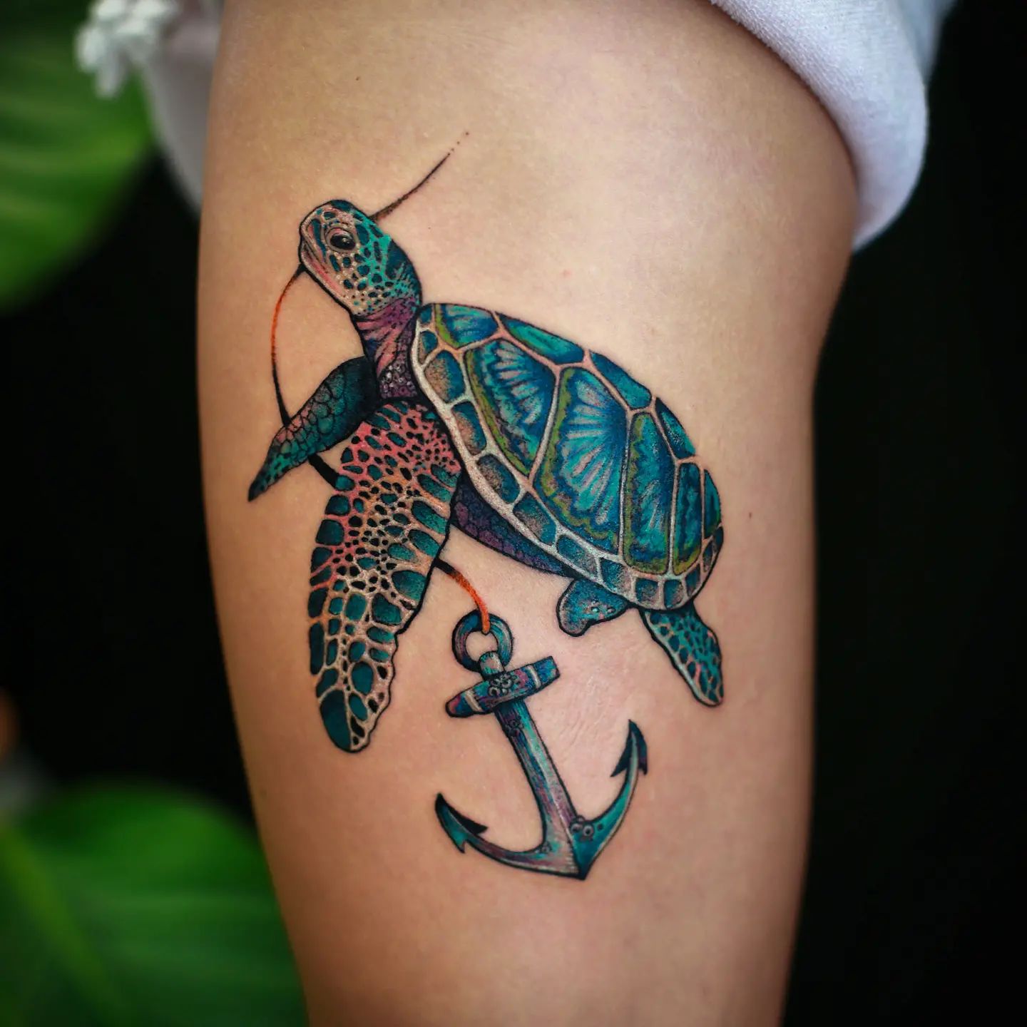 Tatuaje de pata de tortuga
