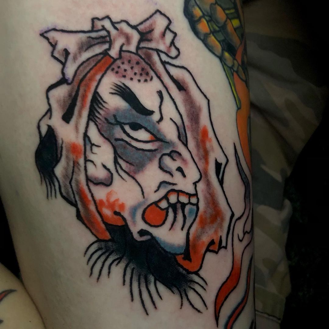 Tatuaje detallado de Namakubi