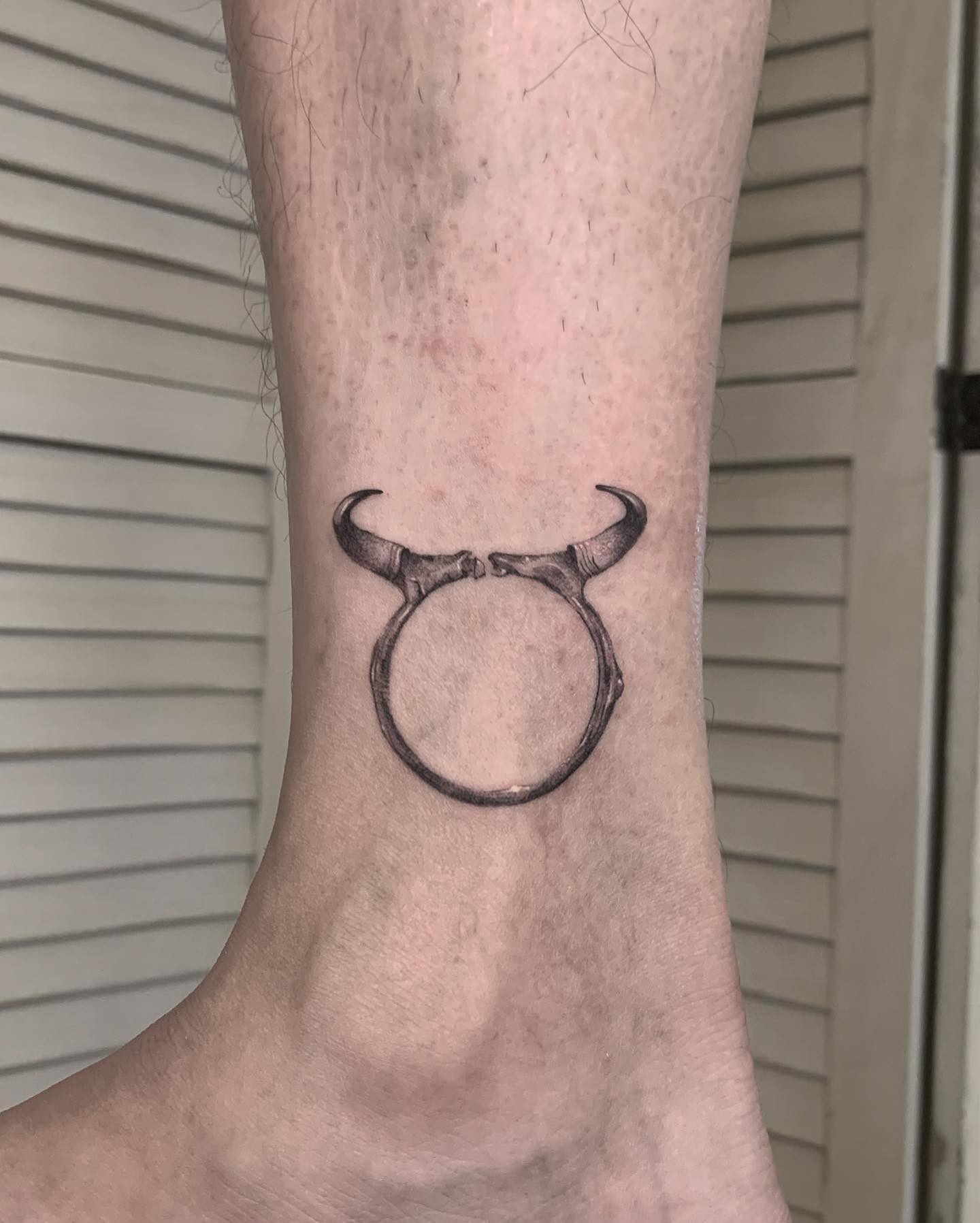 Tatuaje detallado de Tauro