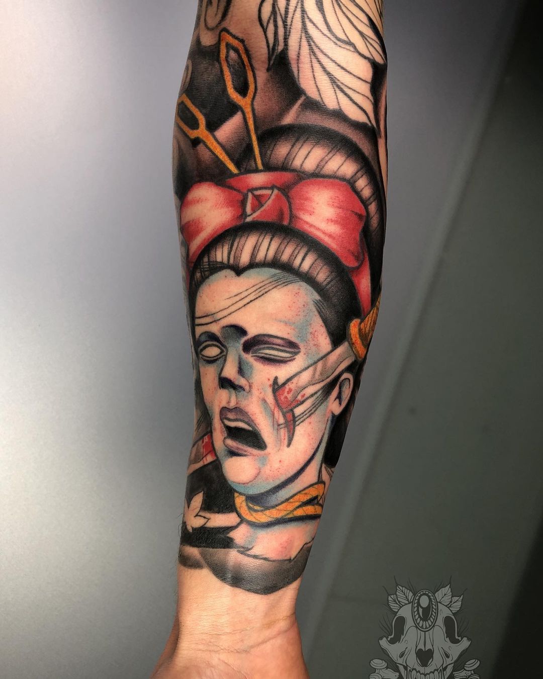 Tatuaje Namakubi Único y con Estilo Artístico