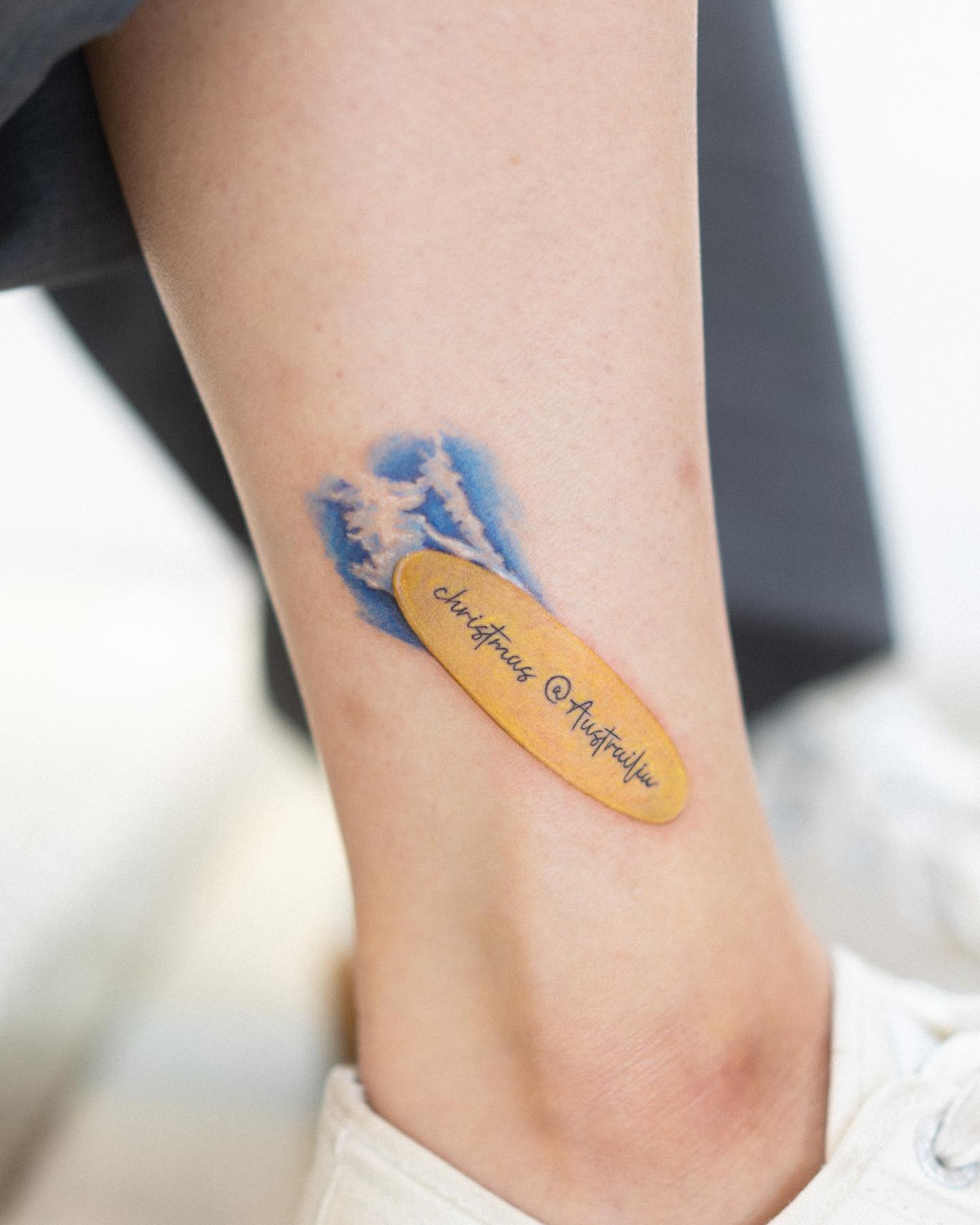 Surfista Ola Tatuaje
