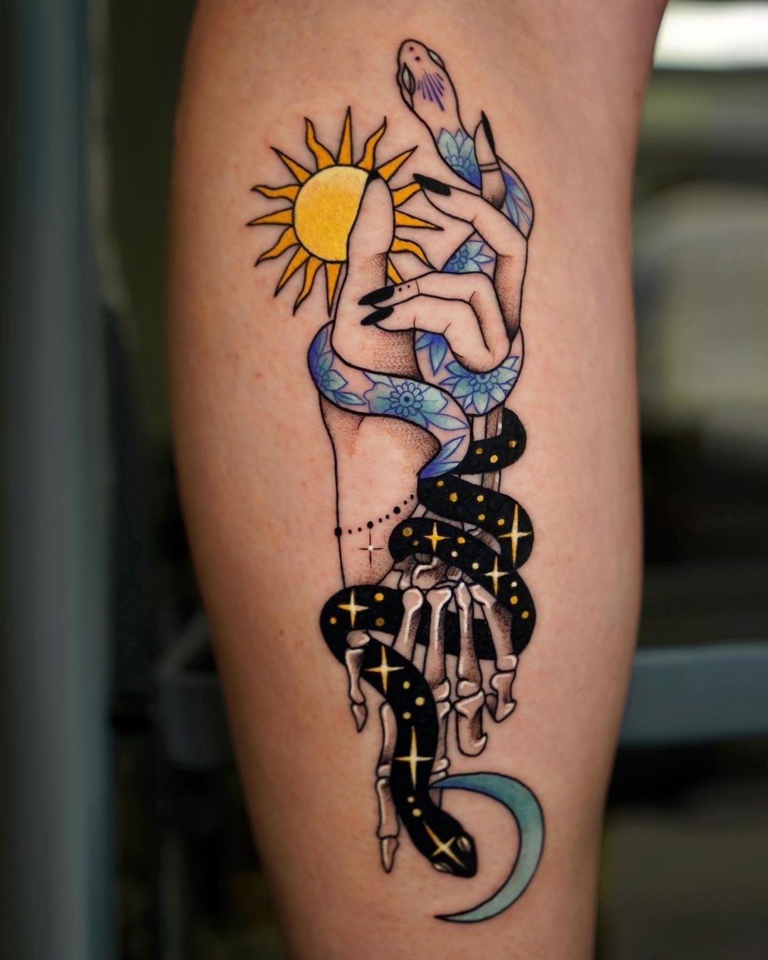 Tatuaje de cobra aterradora