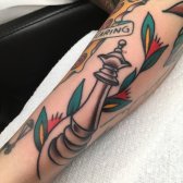 Diseño de Idea de Tatuaje de Ajedrez