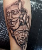 Diseño de máscara tatuaje