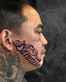 Nombre Impresión Tatuaje Facial