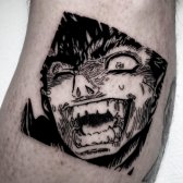 Tatuaje Berserk Negro