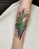 Tatuaje de Hoja Gráfica
