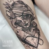 Tatuaje de la Reina Bruja de Picas