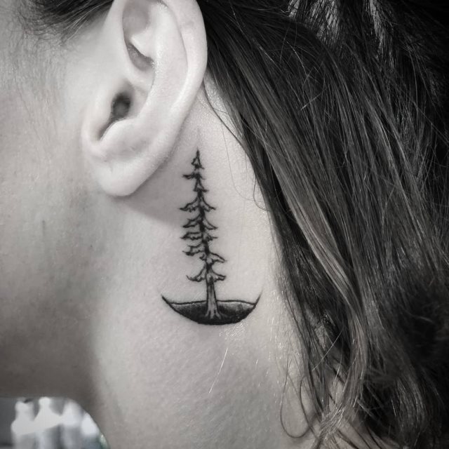 tatuaje detras de la oreja 531