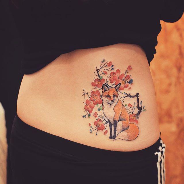 tatuaje espalda para mujer 841