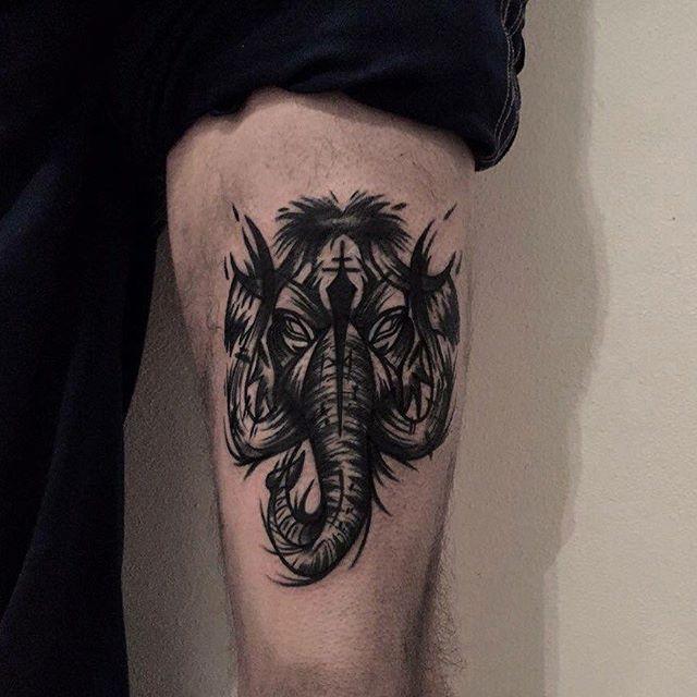 tatuaje elefantes 201