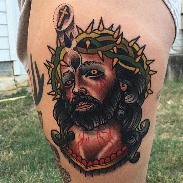 tatuaje jesus 151