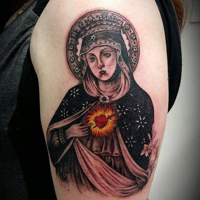 tatuaje virgen maria 371