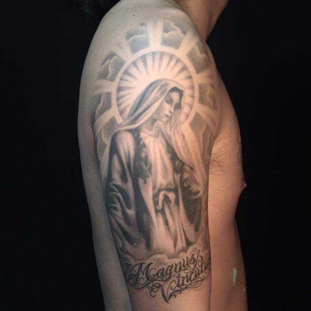 tatuaje virgen maria 471